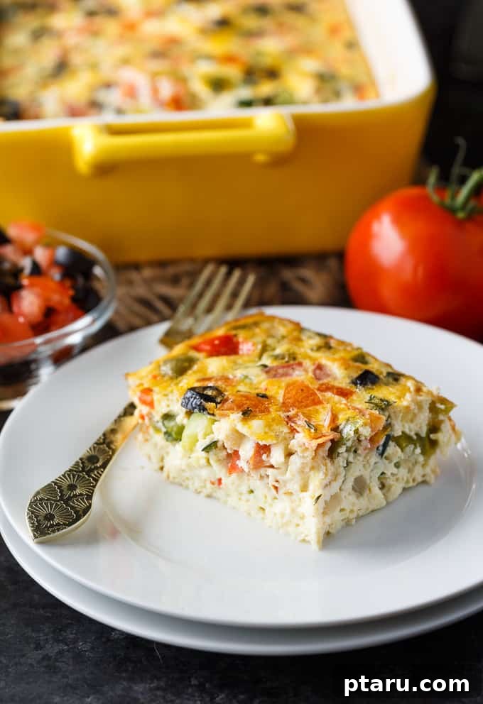 Top 37 Mediterranean Casseroles Effortlessly Delicious 33 Savory Mediterranean Brunch Bake with eggs and vegetables