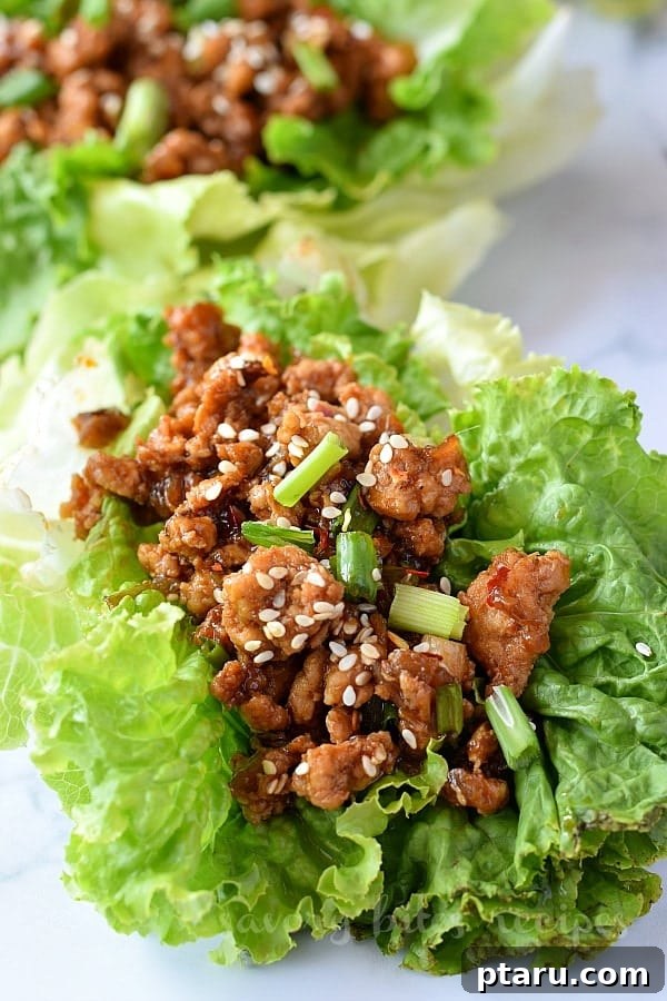 Fast and Healthy Ground Chicken Meals 17 Chicken Lettuce Wraps