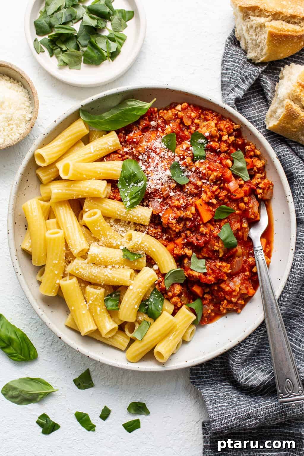 Fast and Healthy Ground Chicken Meals 19 Chicken Bolognese
