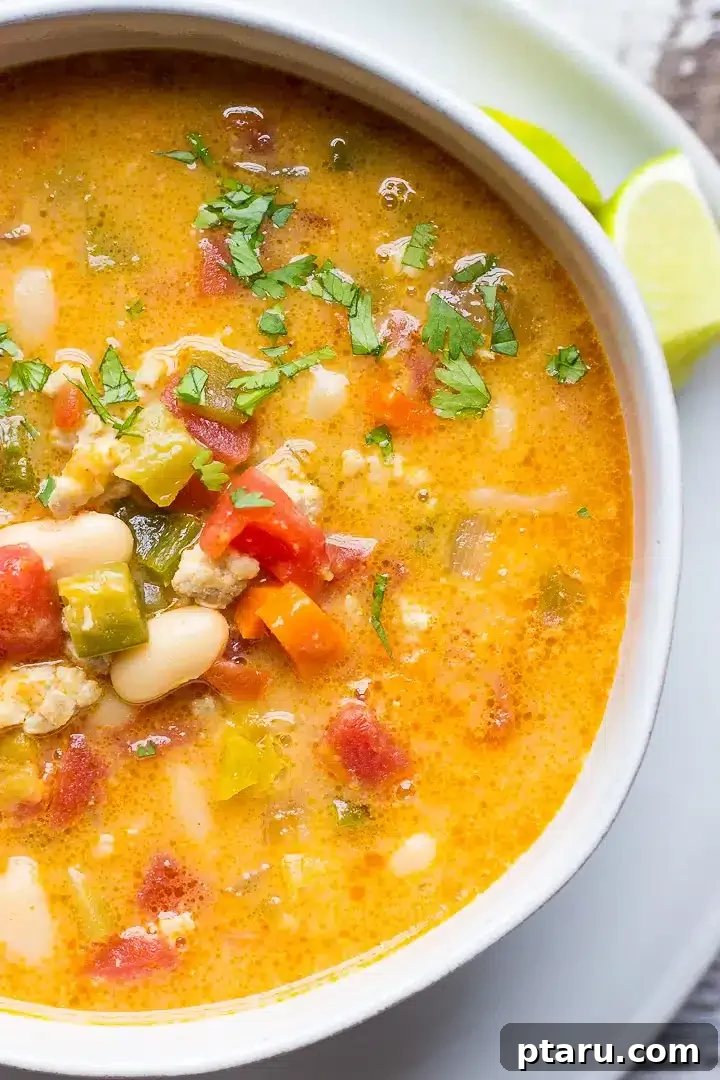 Fast and Healthy Ground Chicken Meals 28 White Chili With Chicken
