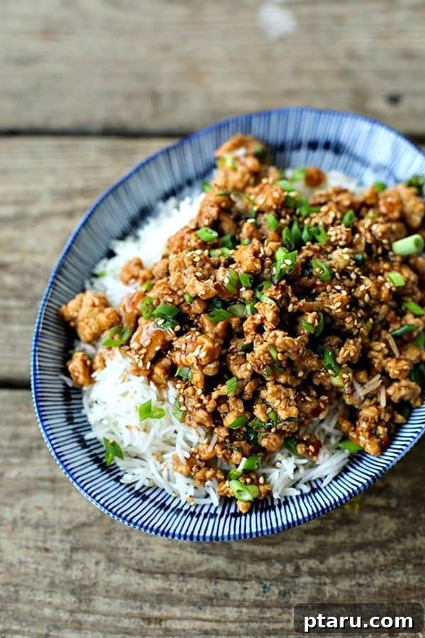 Fast and Healthy Ground Chicken Meals 31 Cheaters Sesame Chicken
