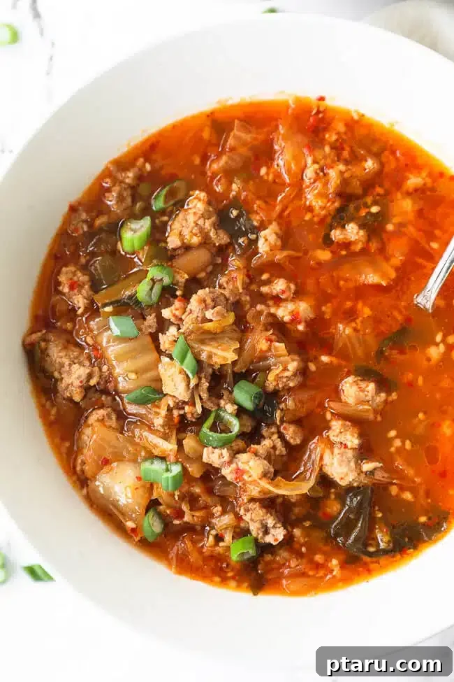 Fast and Healthy Ground Chicken Meals 32 Kimchi Chicken Soup
