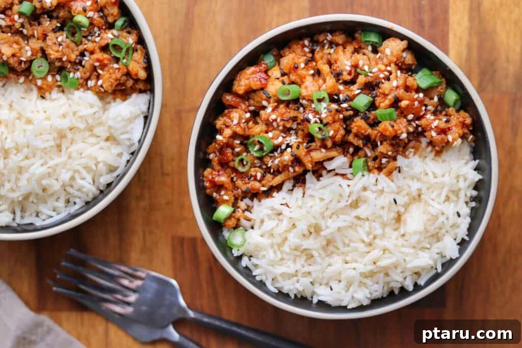Fast and Healthy Ground Chicken Meals 8 Fire Cracker Ground Chicken