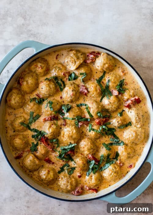 Fast and Healthy Ground Chicken Meals 9 Marry Me Chicken Meatballs