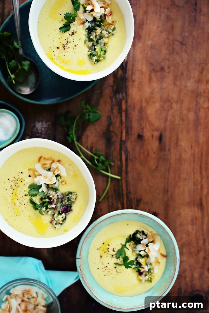 Creamy Coconut Corn Chowder 4 Close-up of vibrant fresh corn kernels and a green jalapeño pepper, essential ingredients
