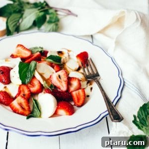 Strawberry Caprese Salad recipe card image