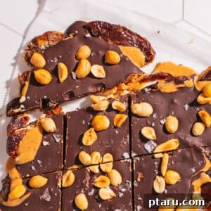 Date Bark with Peanut Butter and Chocolate