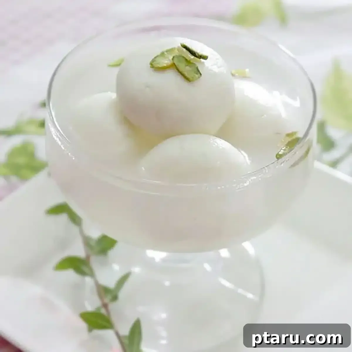 Easy Indian Desserts and Sweets: Crowd-Pleasing Showstoppers 10 Fluffy, white Rasgulla, delicate paneer balls soaked in a sweet, light sugar syrup.