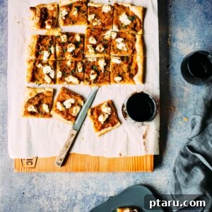 Easy Squash, Roasted Garlic + Goat Cheese Tart