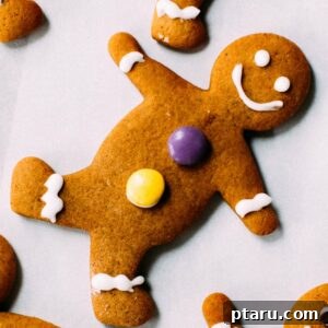 Soft, Chewy Gingerbread Men ready to be baked or decorated