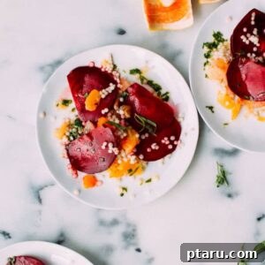 Beetroot and Citrus Salad with tarragon dressing