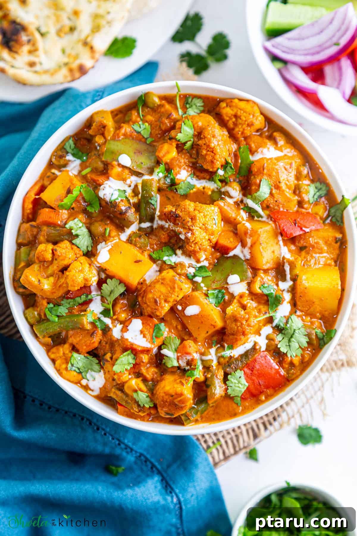 Vibrant Indian Vegetarian Dinner Ideas 16 Mixed Vegetable Curry