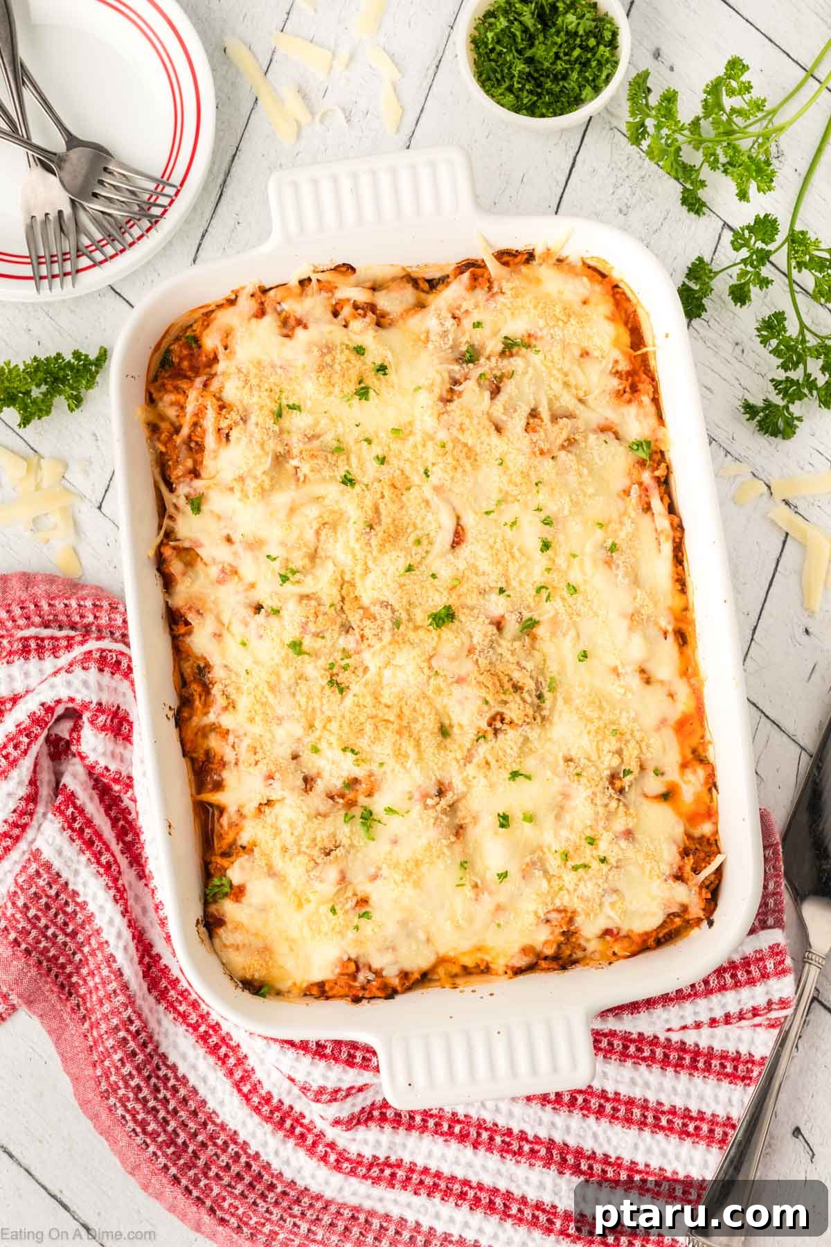 Chicken Pasta Bakes You Cant Get Enough Of 12 Bubbly Lazy Chicken Lasagna with cheesy top.