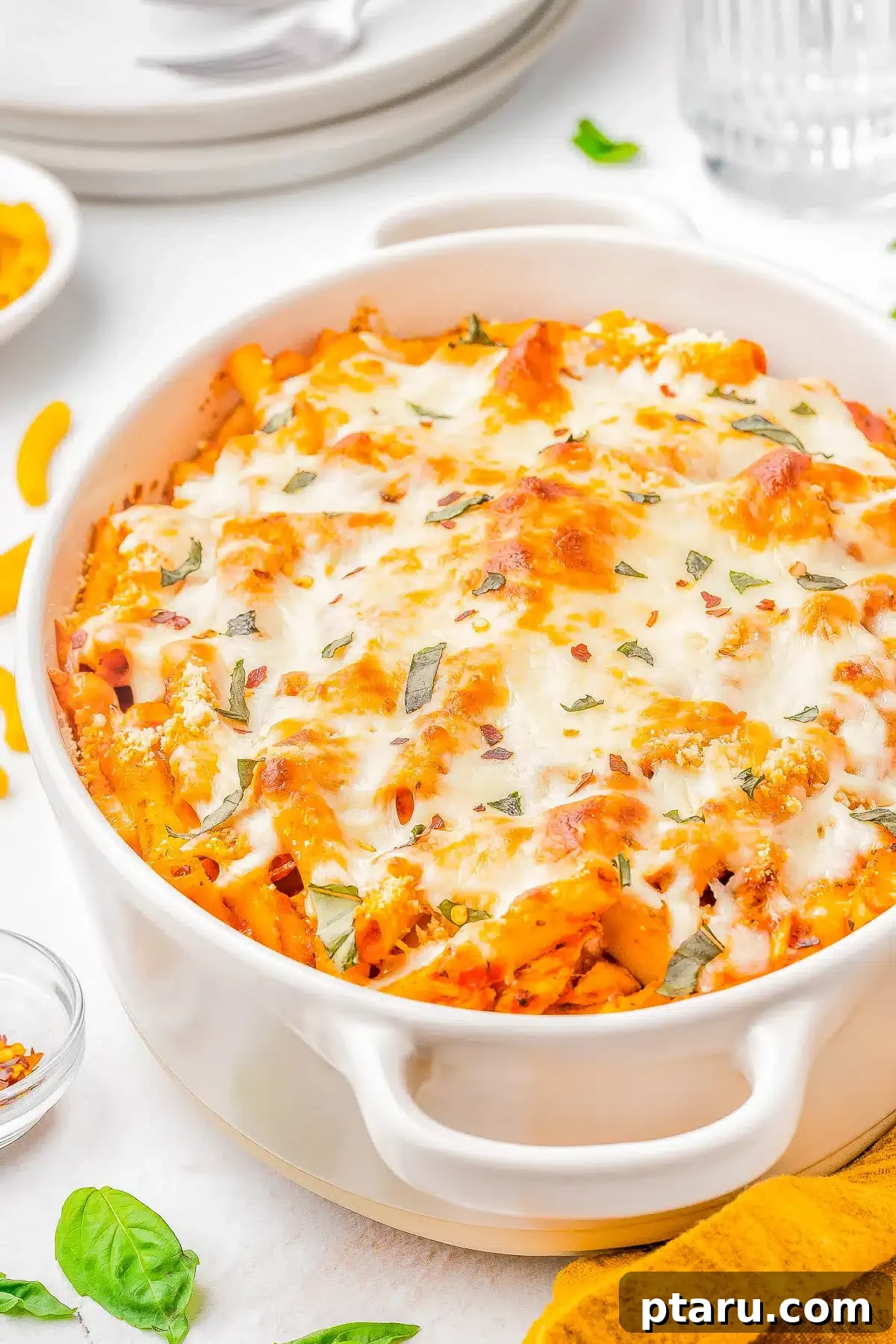 Chicken Pasta Bakes You Cant Get Enough Of 7 Delicious Baked Chicken Ziti with marinara sauce and cheese.