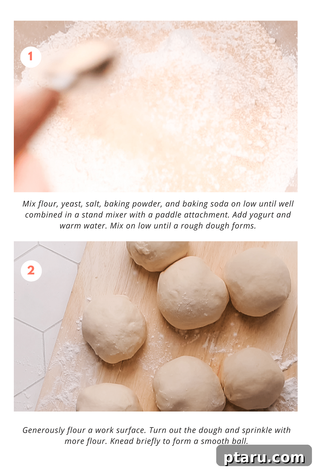 Gooey Cheese Naan 4 cheese naan steps