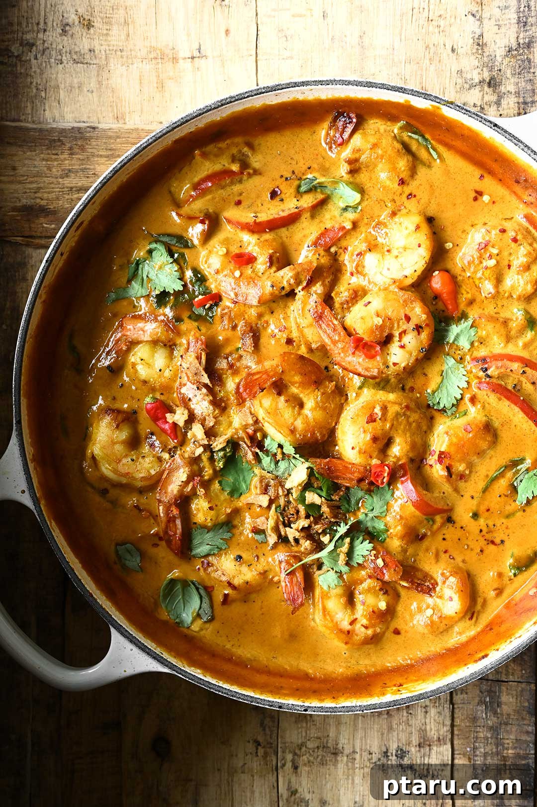20+ Guilt-Free Shrimp Recipes for Dinner: Absolutely Delicious! 21 Shrimp and Chickpea Curry, creamy and rich.