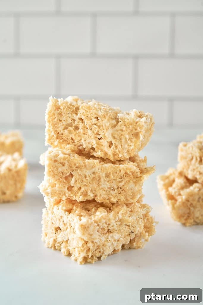 Decadent Gluten and Dairy Free Treats 19 Chewy vegan rice krispie treats made with gluten-free crisped rice cereal