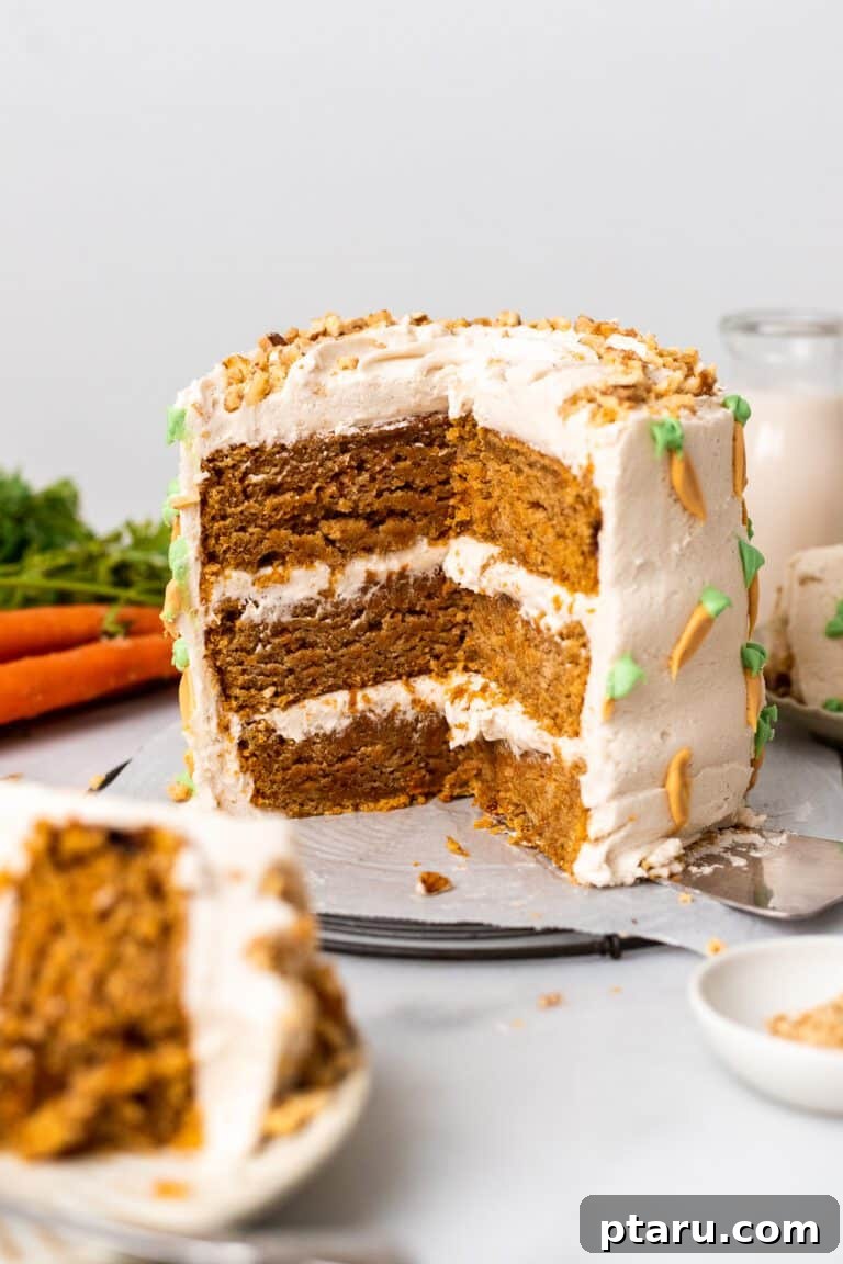 Decadent Gluten and Dairy Free Treats 23 Moist gluten-free vegan carrot cake with dairy-free cream cheese frosting