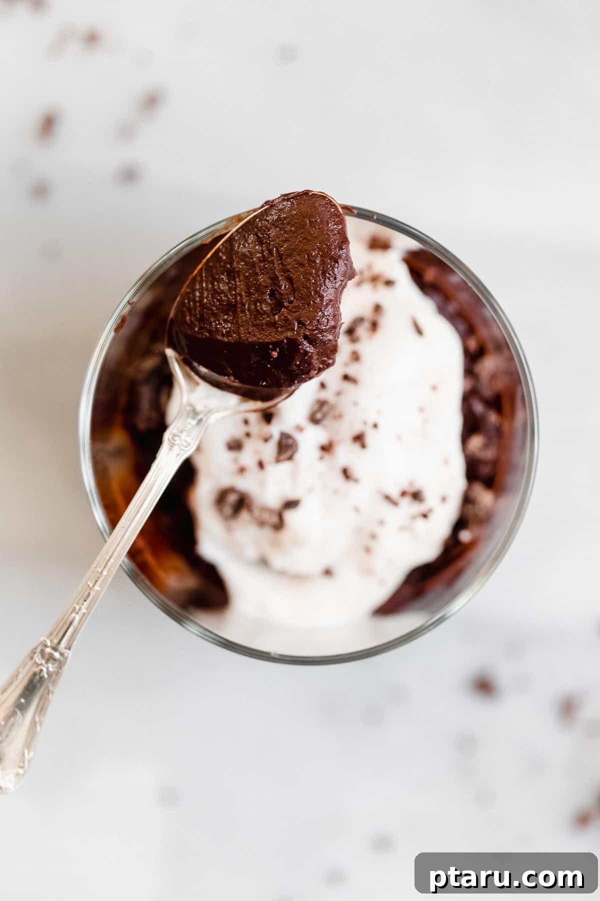 Decadent Gluten and Dairy Free Treats 4 Rich chocolate avocado mousse in elegant serving glasses