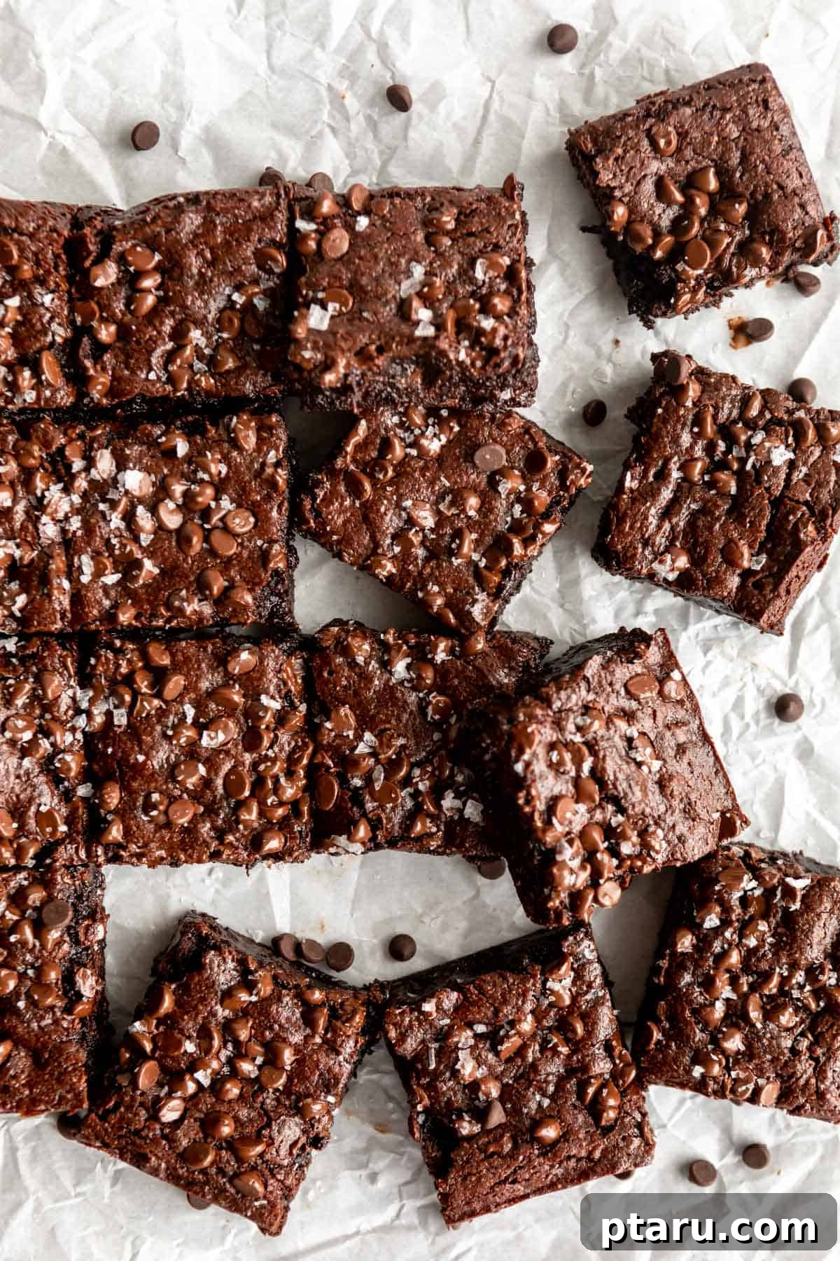 Decadent Gluten and Dairy Free Treats 9 Delicious fudgy almond flour brownies cut into squares