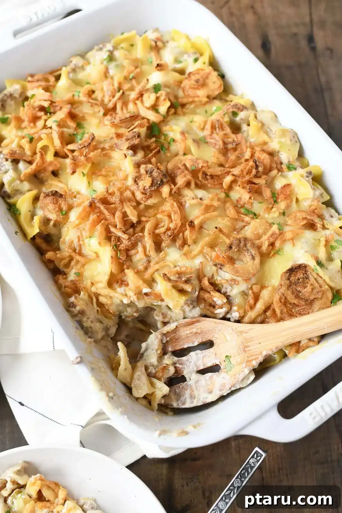Ground Beef Casserole Recipes You Never Knew You Loved 14 Rich French Onion Beef Casserole, inspired by French onion soup.