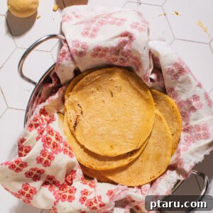 Homemade Corn Tortillas