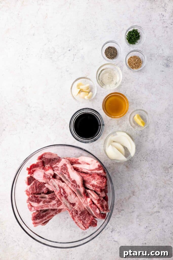 Mouthwatering Korean BBQ Short Ribs 3 Grilled Korean Short Ribs ingredient