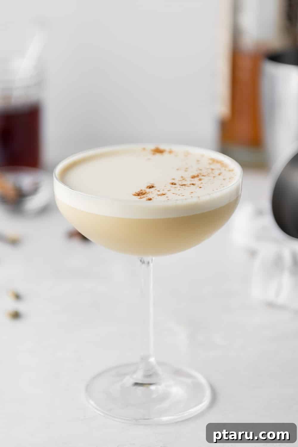 The Ultimate Guide to Indian Beverage Recipes 14 Chai Whisky Flip, a smooth and spiced cocktail perfect for winter.