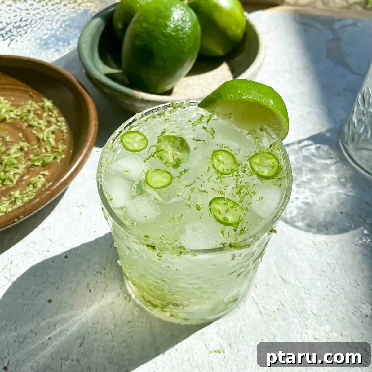 The Ultimate Guide to Indian Beverage Recipes 15 Spicy Nimbu Pani Cocktail, a unique take on Indian limeade with a fiery kick.