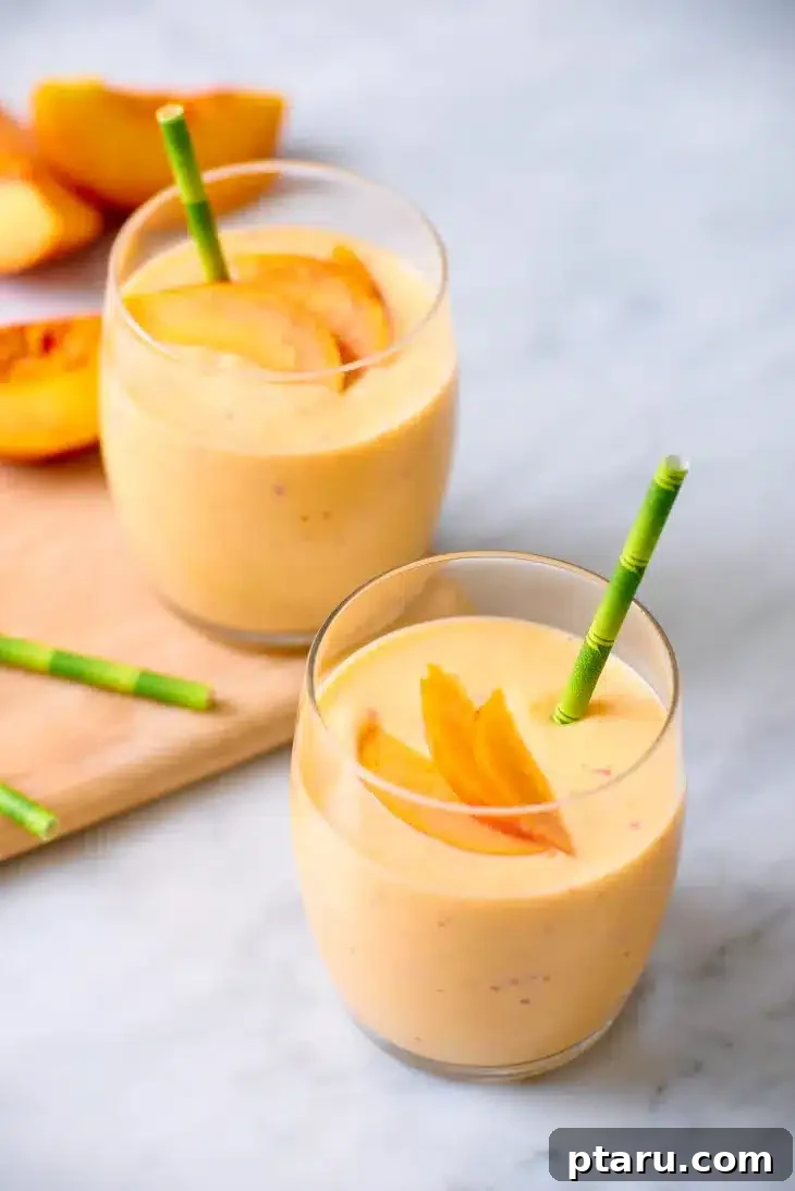The Ultimate Guide to Indian Beverage Recipes 21 Easy Peach Lassi, a seasonal twist on the classic Indian yogurt drink.