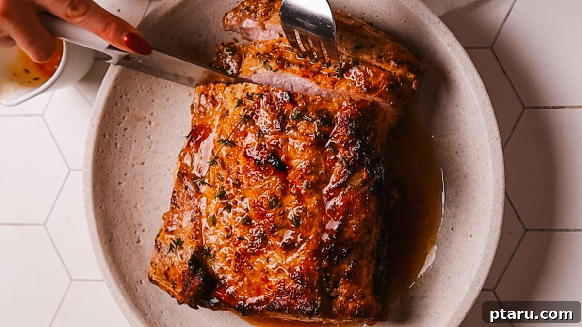 Air Fryer Pork Loin Perfection 8 serving air fryer pork