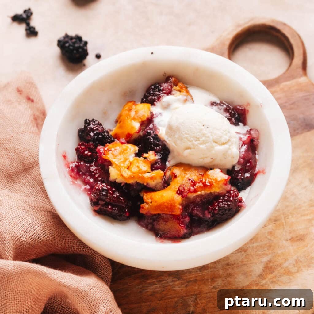 Over 60 Irresistible Recipes for Your Easter Feast 48 Warm Old-Fashioned Blackberry Cobbler with a golden, bubbly crust.