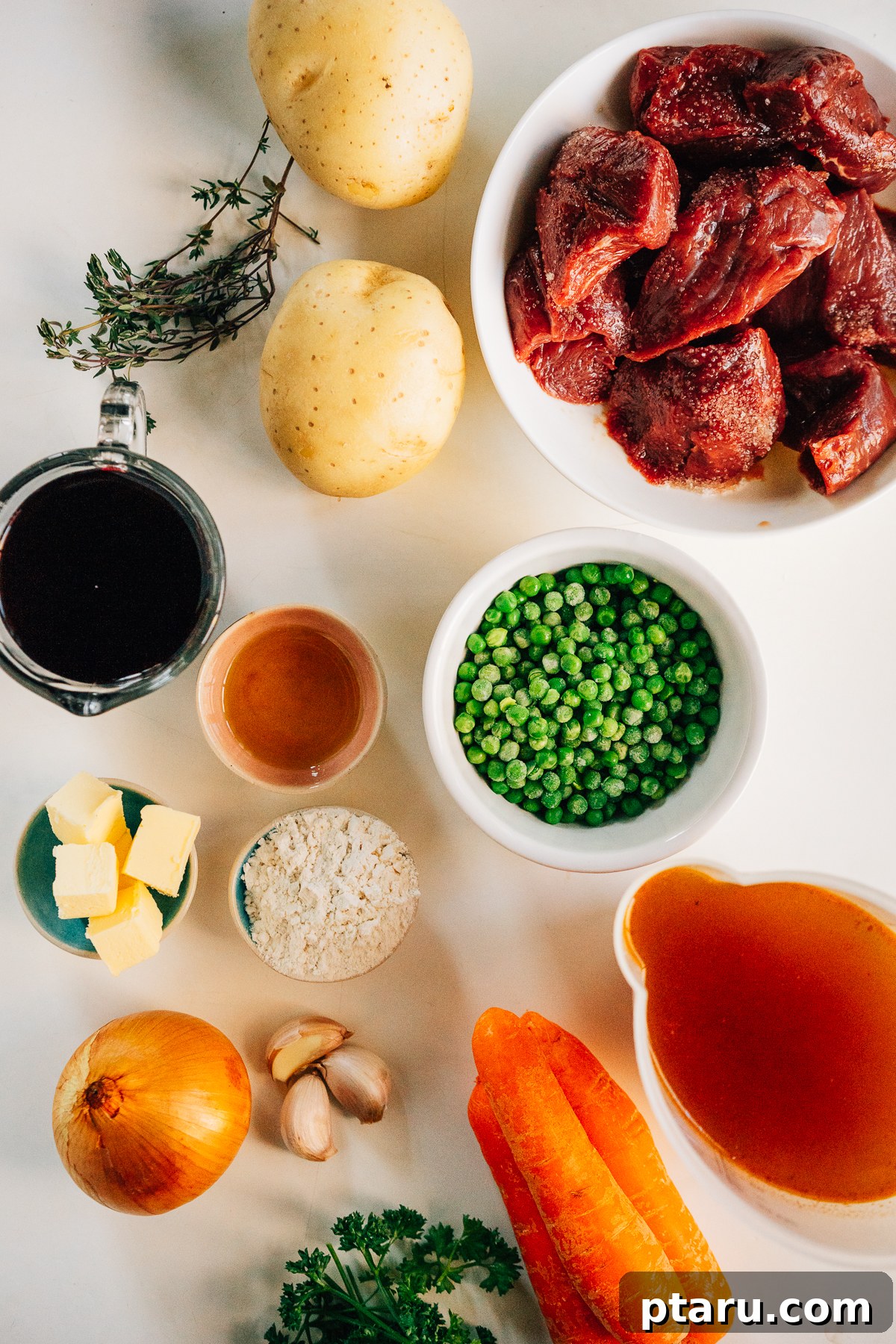 Rustic Dutch Oven Beef Stew 3 Ingredients for Dutch Oven Beef Stew recipe.