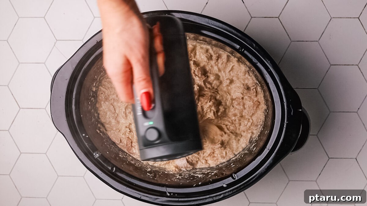 Seriously Addictive Ranch Chicken 7 Step 4: Cook until chicken is tender.