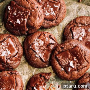 Brownie Cookies on a tray.