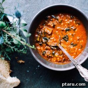 Hearty Instant Pot Beef Barley Soup 6 Pressure Cooker/Instant Pot Beef and Barley Soup Recipe