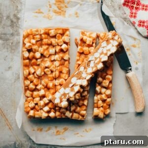 Close-up of Confetti Squares, showing the texture and marshmallow pieces.