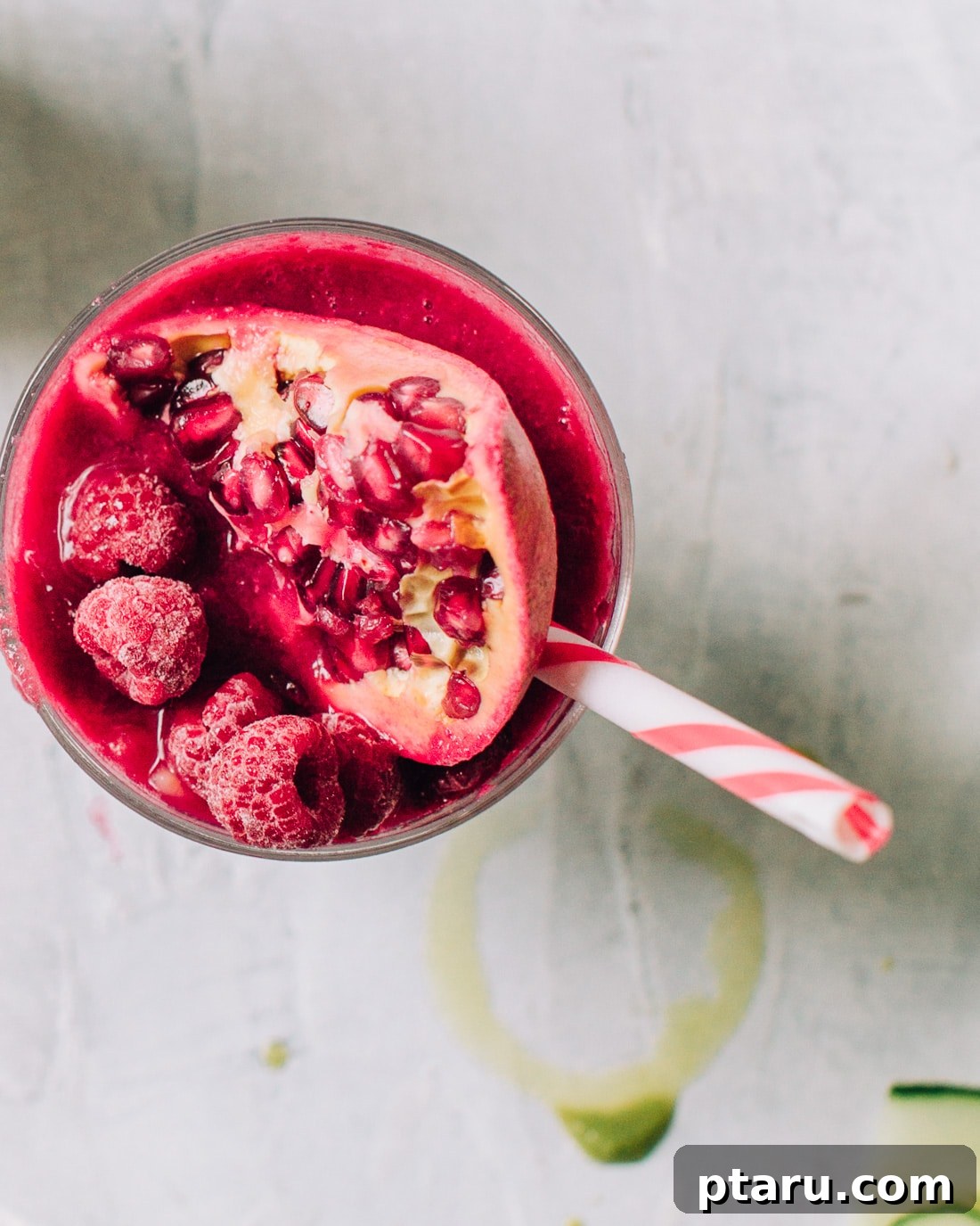 Radiant Beet and Pomegranate Smoothie 3 Ingredients for a healthy Beet and Pomegranate Glow Smoothie