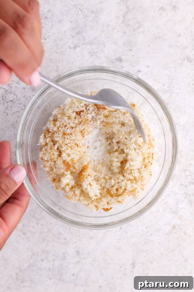The Meatloaf That Will Turn You Into a Believer 5 breadcrumbs with milk