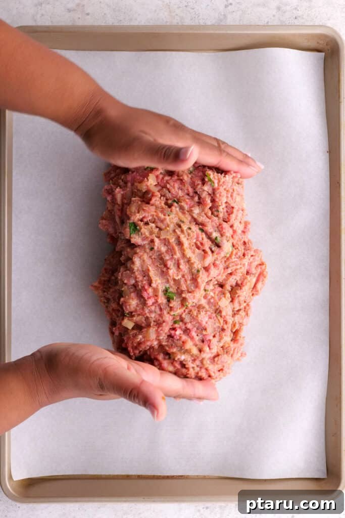 The Meatloaf That Will Turn You Into a Believer 7 shaping the meatloaf