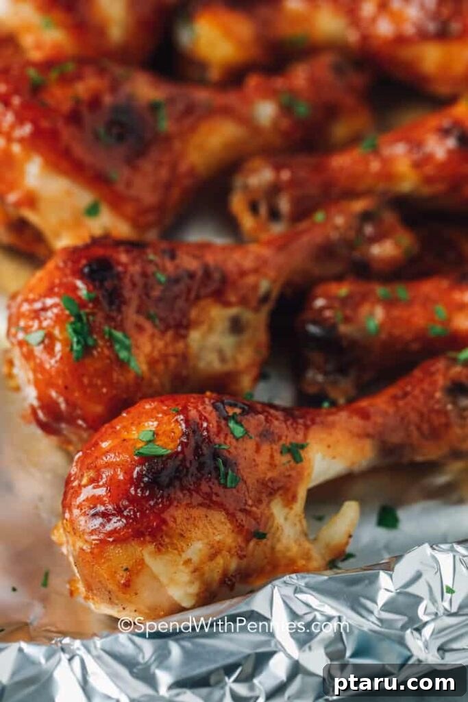 41 Succulent Chicken Drumstick Recipes You Can Make Effortlessly 31 Sticky Chicken Drumsticks glazed to perfection in a baking dish.