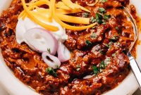 Hearty Slow Cooker Turkey Chili