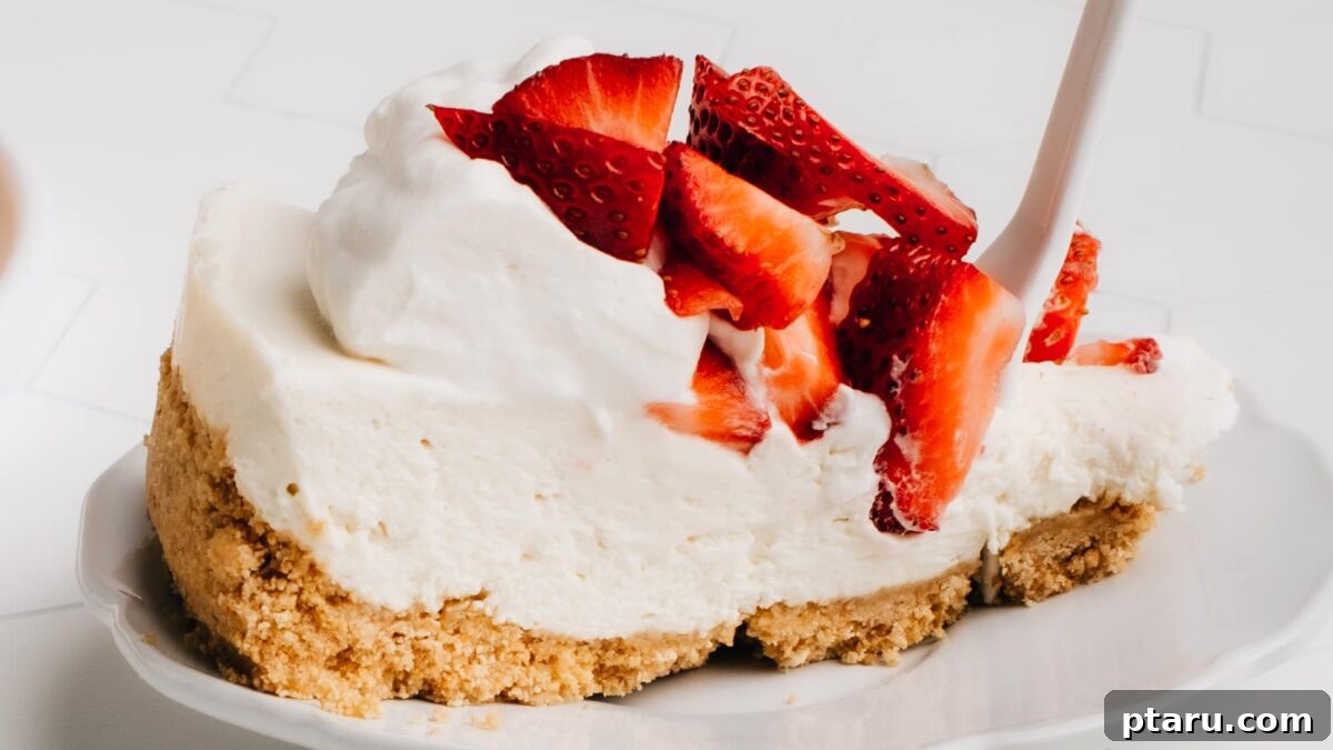 15 Irresistible Strawberry Recipes for June (More Than Shortcake) 2 Strawberry no bake cheesecake.