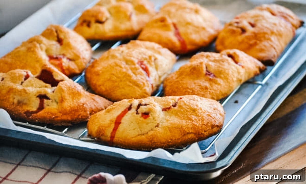 15 Irresistible Strawberry Recipes for June (More Than Shortcake) 15 Strawberry Hand Pies on a baking sheet.