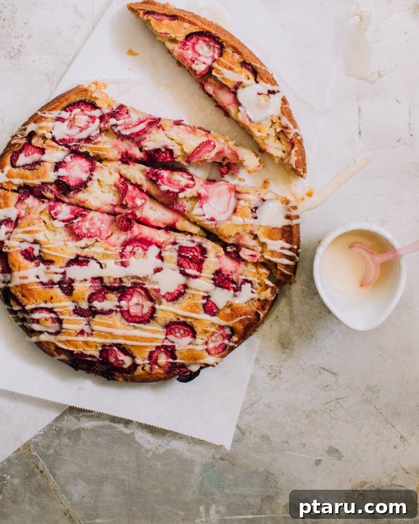15 Irresistible Strawberry Recipes for June (More Than Shortcake) 9 Strawberry buttermilk cake with vanilla glaze.