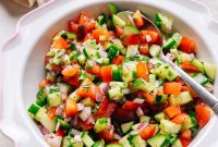Herbed Israeli Cucumber and Tomato Salad Recipe