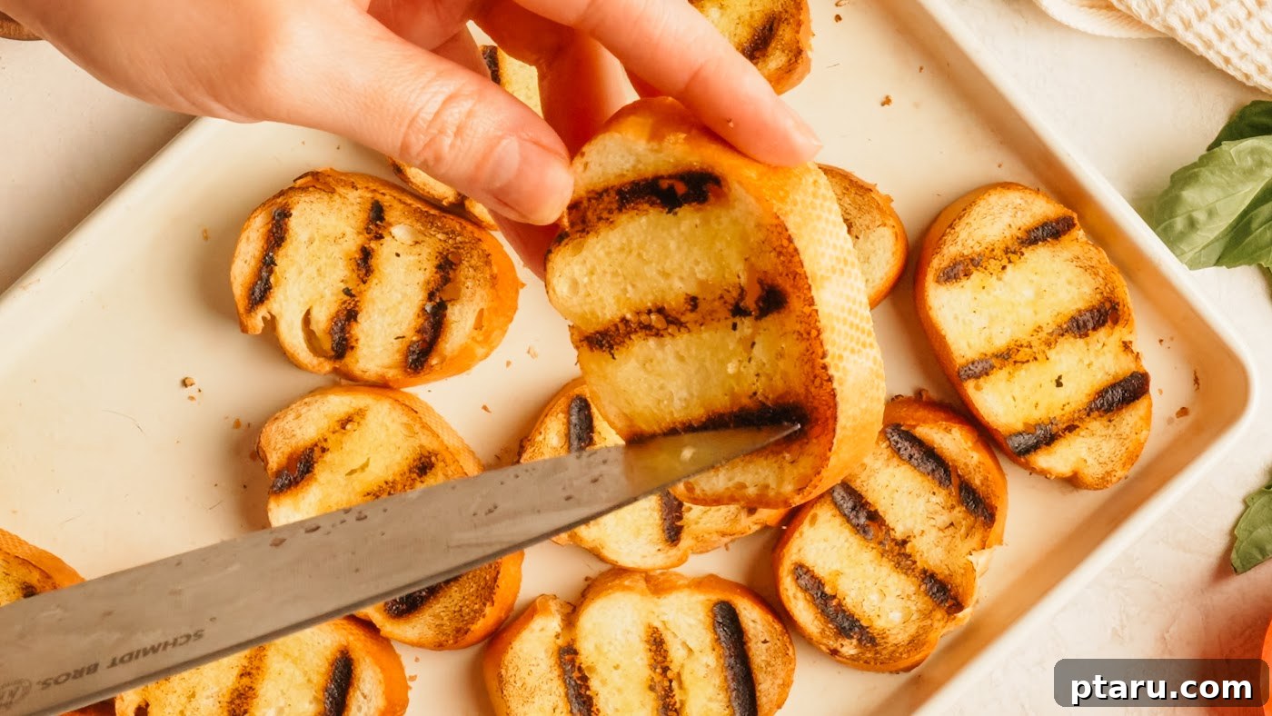 Fresh Mozzarella Bruschetta: Classic Tomato Appetizer 7 Bruschetta with Mozzarella recipe steps.