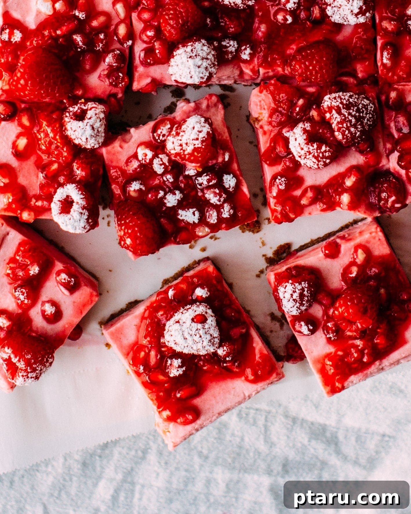 No-Bake Desserts: Fluffy Cheesecakes, Mousses and Ice Creams 4 Raspberry Mousse Squares
