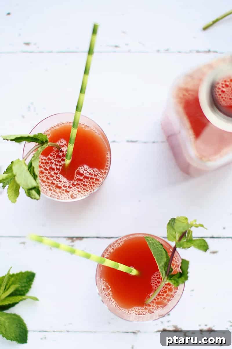 16 Summer Drinks to Beat the Heat — Alcoholic and Non-Alcoholic 17 Watermelon agua fresca with lime in a tall glass over ice.