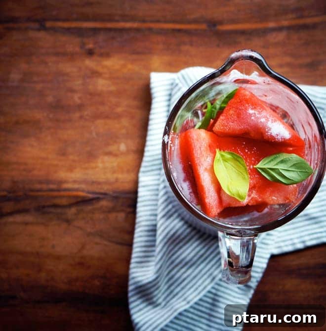 16 Summer Drinks to Beat the Heat — Alcoholic and Non-Alcoholic 8 A pitcher of watermelon vodka cocktail.